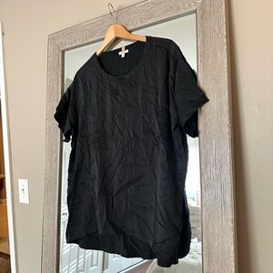 Lunya 100% Silk Oversized Tunic Blouse Size Small